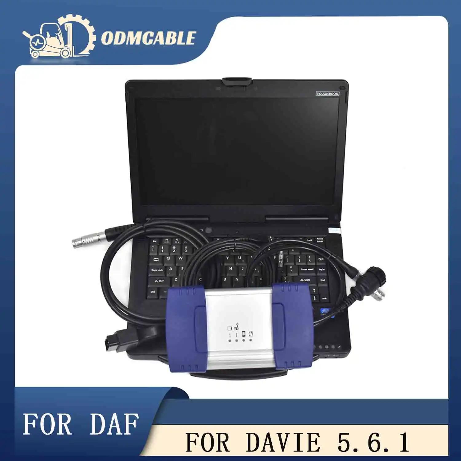 DAF VCI-560 MUX  ĳ, DAF Ʈ  , Thoughbook CF53 Ʈ, Davie 5.6.1